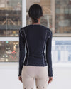 BASERANGE OMATOR Long-sleeved T-shirt BAS-TTOML-CR-AU25-MURANO NAVY (TTOML-WO-WI24)